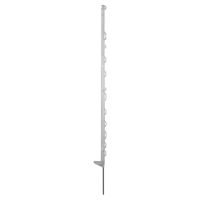 Kunststoffpfahl smart, 145cm 13 Ösen weiß