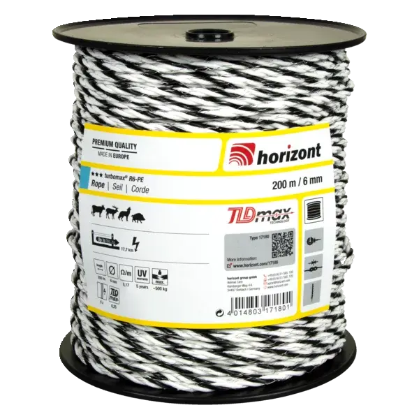 Seil Turbomax R6-PE-TLD 6 Leiter 200m